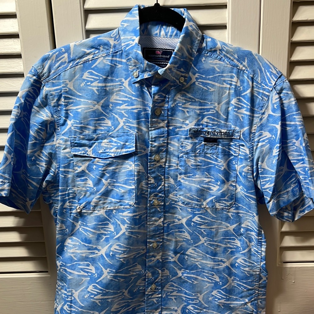 Vineyard vines short sleeve performance harbor shirt